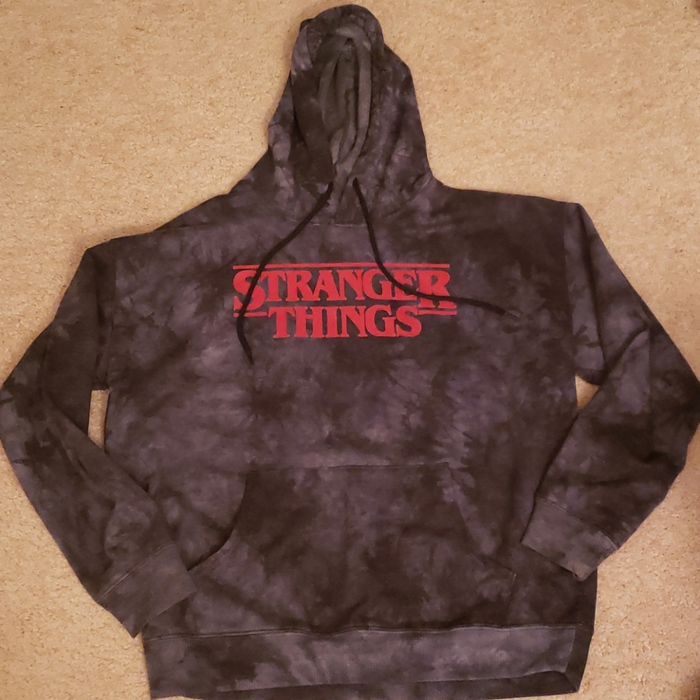 EUC Unisex Stranger Things hoodie LG